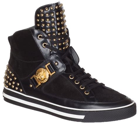 versace mens designer trainers|high top versace sneakers men.